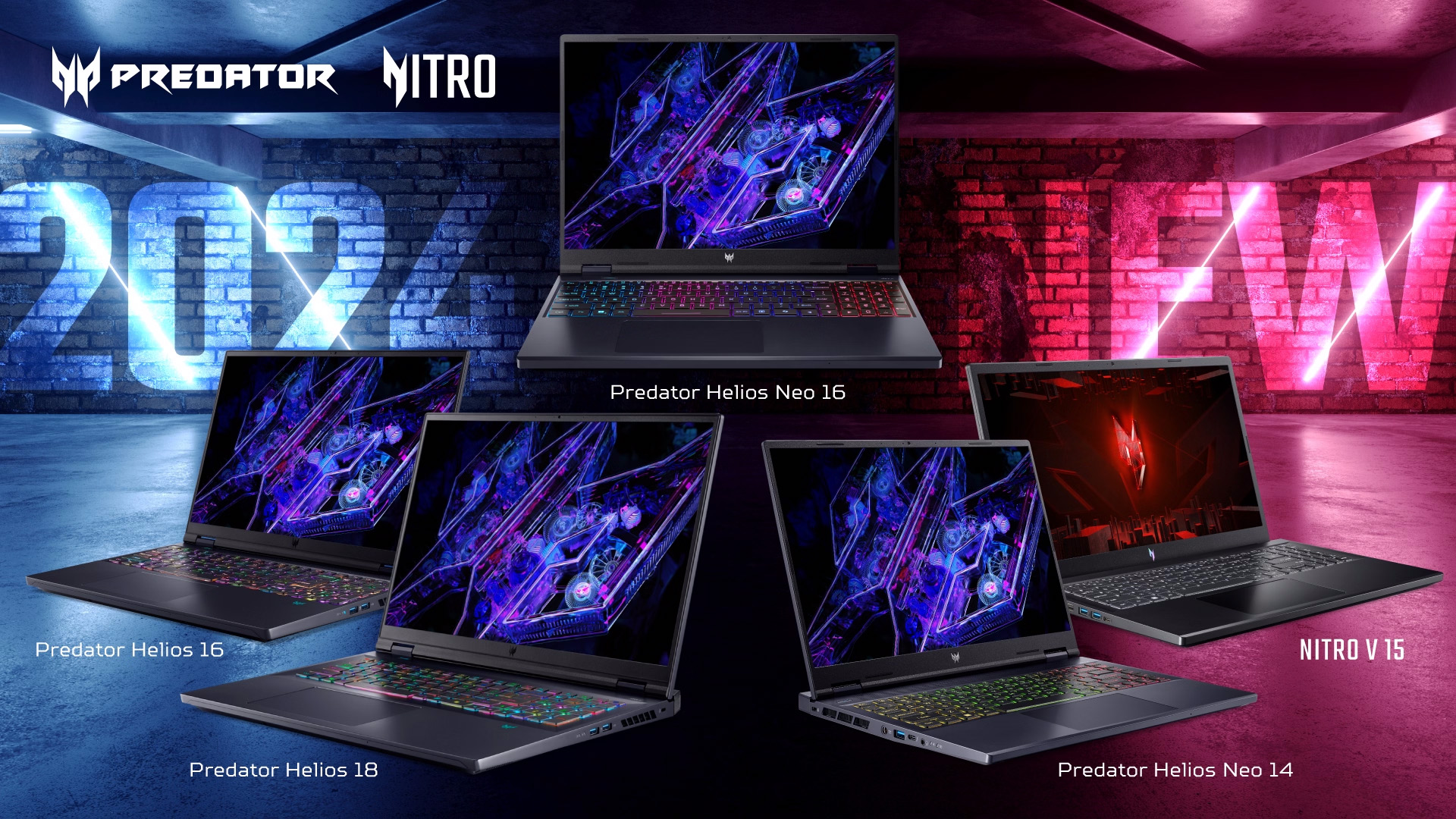 日本エイサー、PredatorとNitroブランドから5モデルのゲーミングノートPCの発売開始を発表