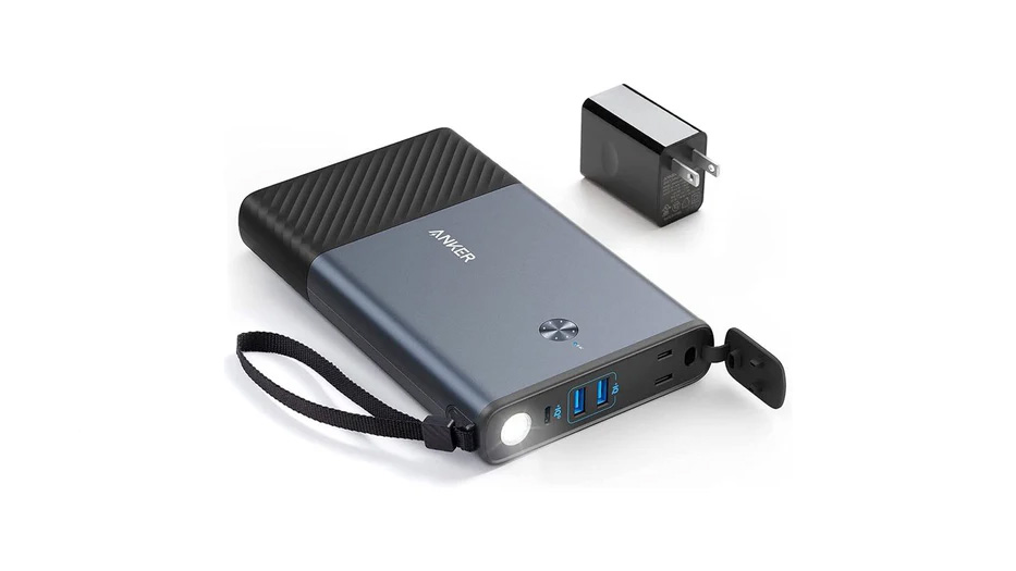 AC出力とライトを備えた、Ankerの超コンパクトポータブル電源！